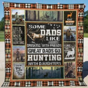 Hunting Quilt Blanket Ver 30  Quilt